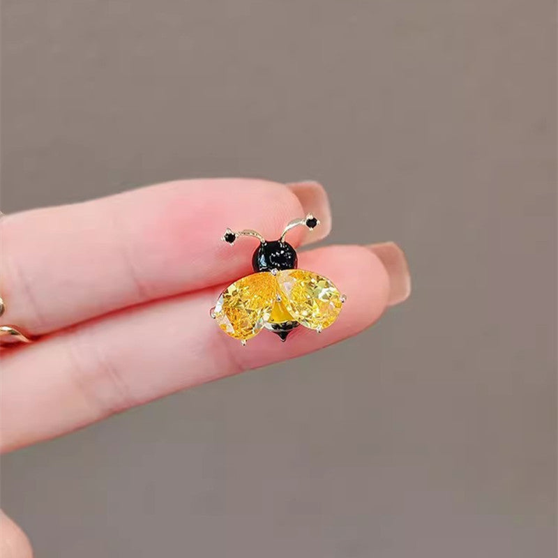 Crystal Rhinestone Mini Bee Brooch PA5374