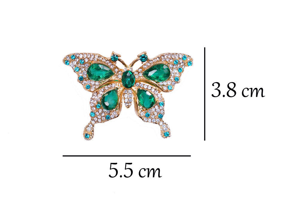 Rhinestone Butterfly Brooch PA5378