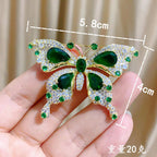 Rhinestone Butterfly Brooch PA5378