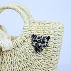 Acrylic Leopard Animal Brooch PA5382