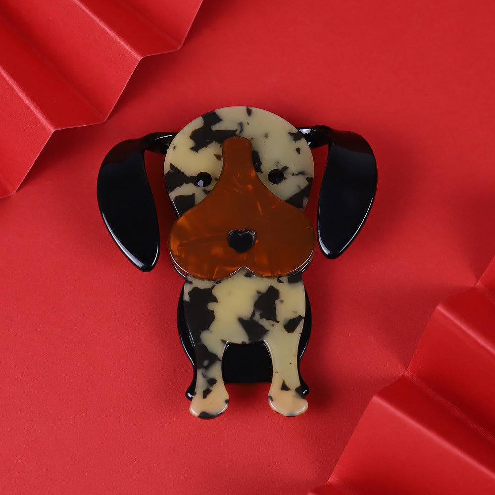 Acrylic Cartoon Dog Brooch PA5383 - view 6
