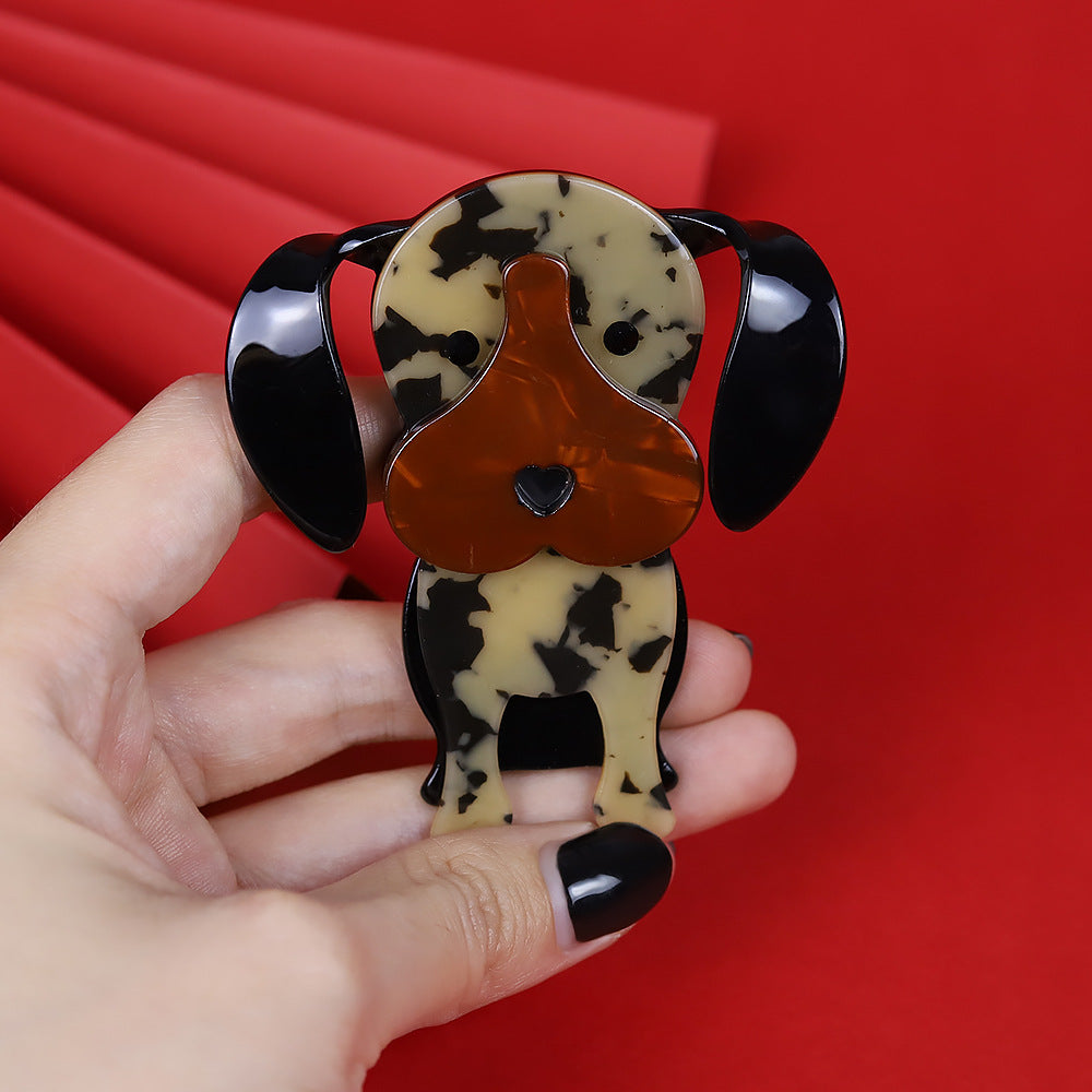 Acrylic Cartoon Dog Brooch PA5383 - view 5