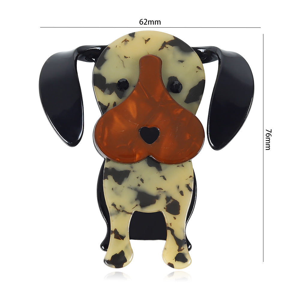 Acrylic Cartoon Dog Brooch PA5383 - view 2