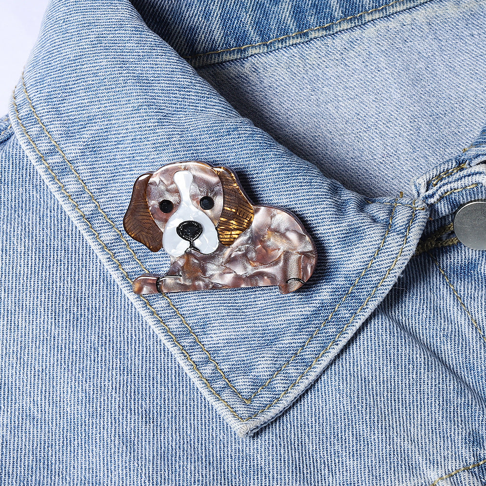 Doberman Dog Acrylic Animal Brooch PA5388 - view 5