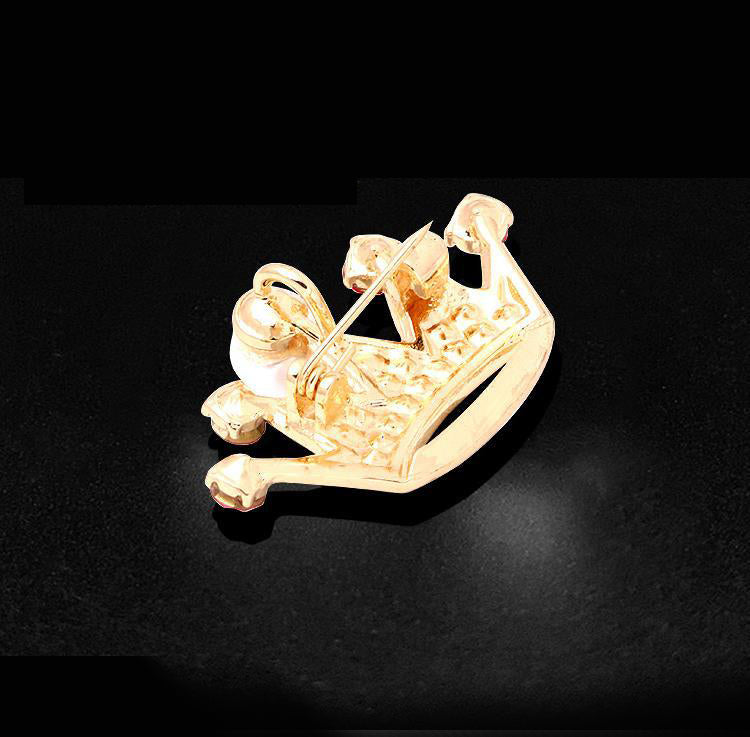 Crown Rhinestone Brooch PA5394