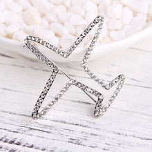 Rhinestone Airplane Shape Brooch PA5406