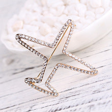 Rhinestone Airplane Shape Brooch PA5406