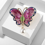 Drip Oil Enamel Butterfly Alloy Brooch PA5418