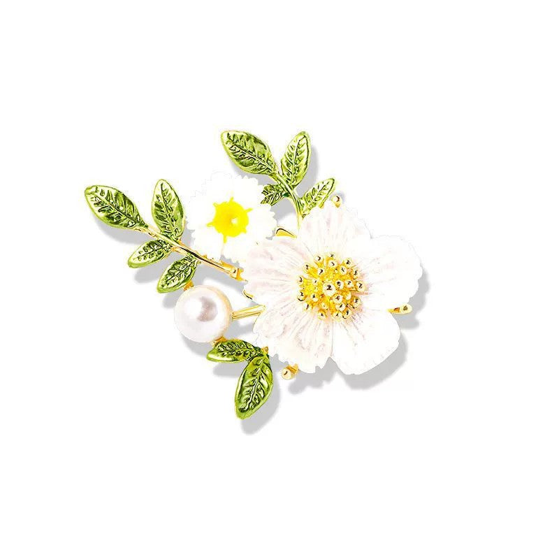 Flower Diamond Brooch PA5429