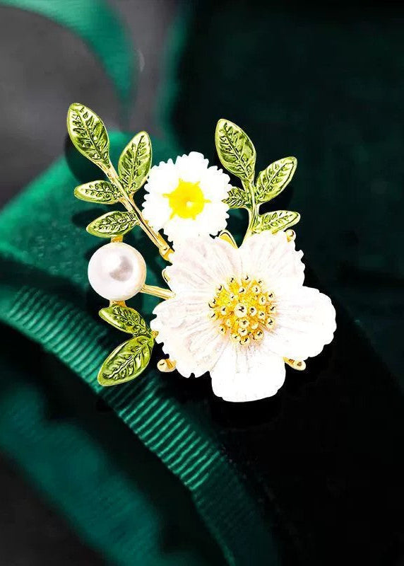 Flower Diamond Brooch PA5429