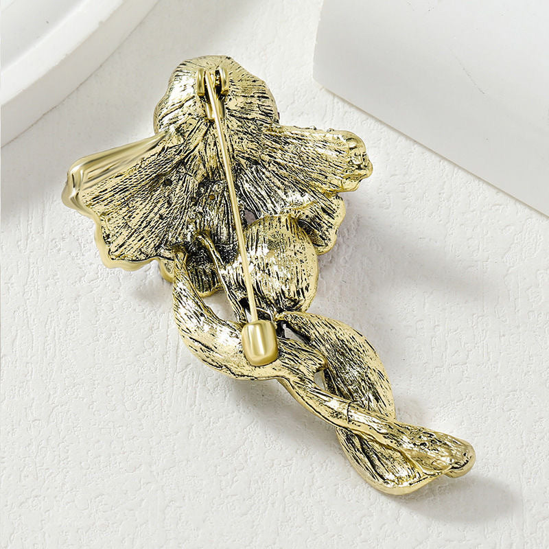Flower Rhinestone Brooch PA5444 - view 5