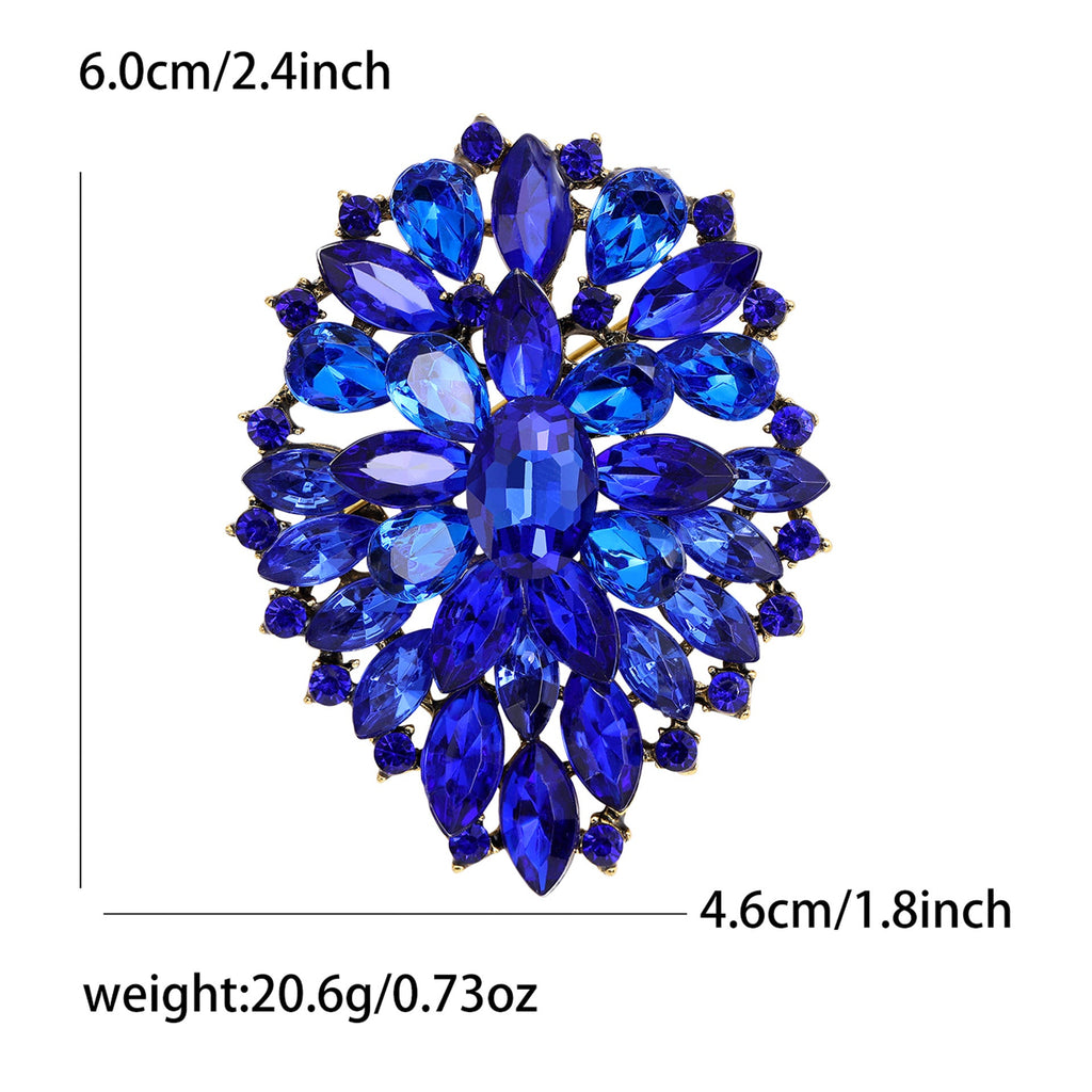 Rhinestone Brooch PA5454 - view 9