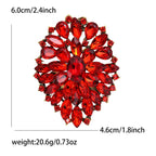 Rhinestone Brooch PA5454 - view 5