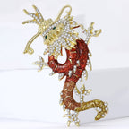 Dragon Rhinestone Brooch PA5459