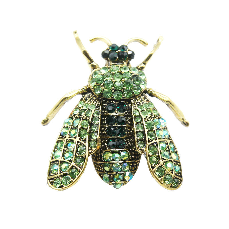 Fly Alloy Rhinestone Brooch PA5463
