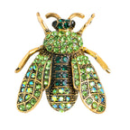 Fly Alloy Rhinestone Brooch PA5463