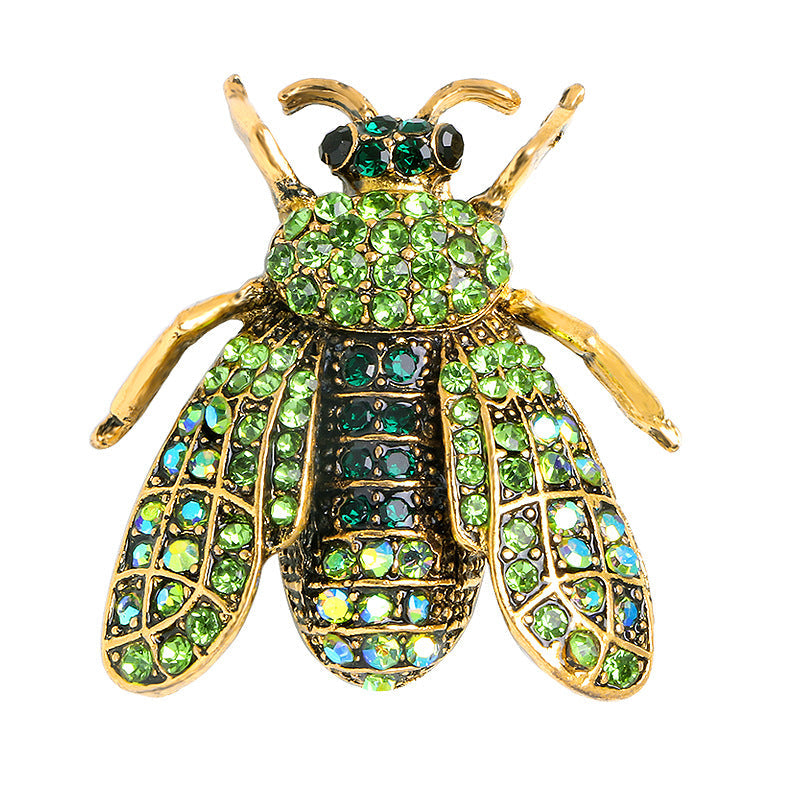 Fly Alloy Rhinestone Brooch PA5463