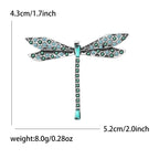 Crystal Dragonfly Brooch PA5466 - view 5