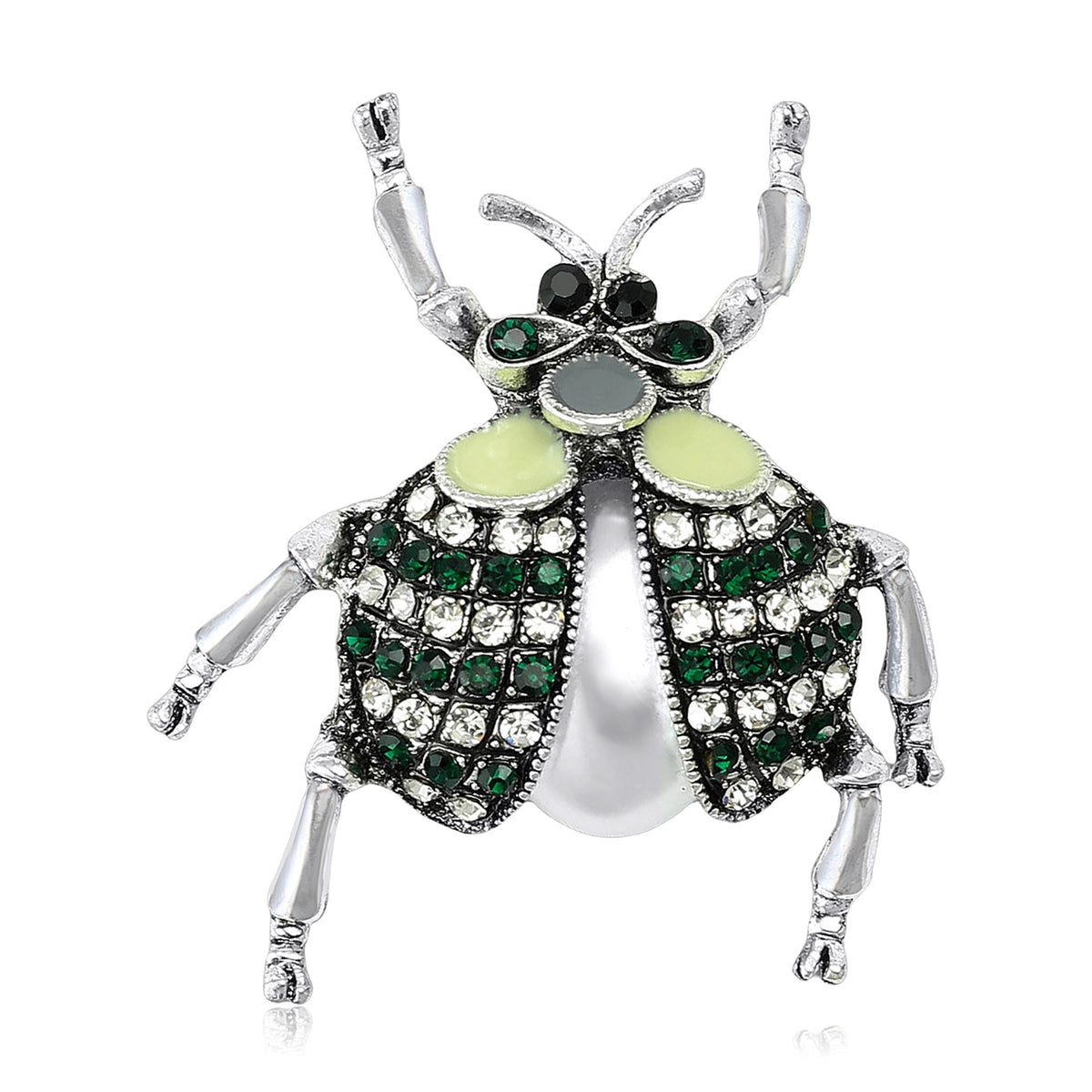 Rhinestone Ladybug Brooch PA5469