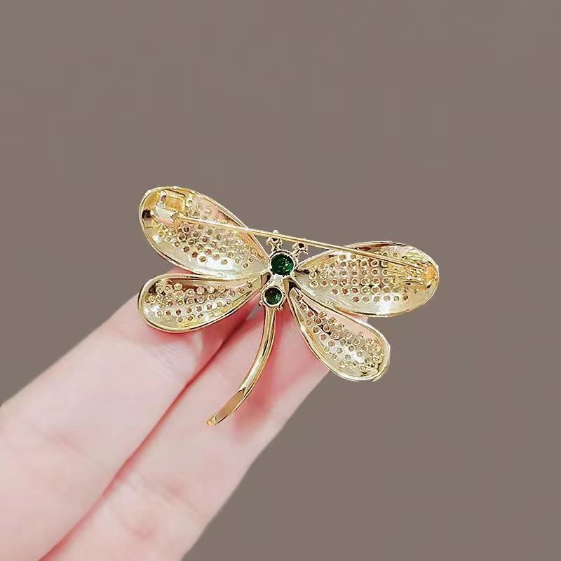 Dragonfly Rhinestone Brooch PA5482 - view 5