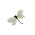 Dragonfly Rhinestone Brooch PA5482 - view 3