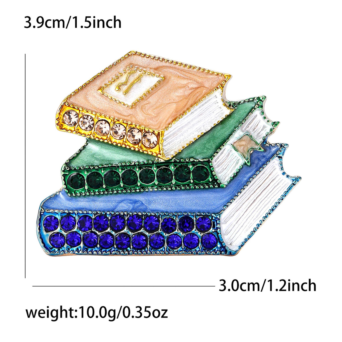 Books Brooch PA5496