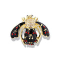 Bee Alloy Rhinestone Brooch PA5499
