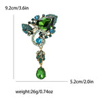 Water Drop Shape Brooch PA5517