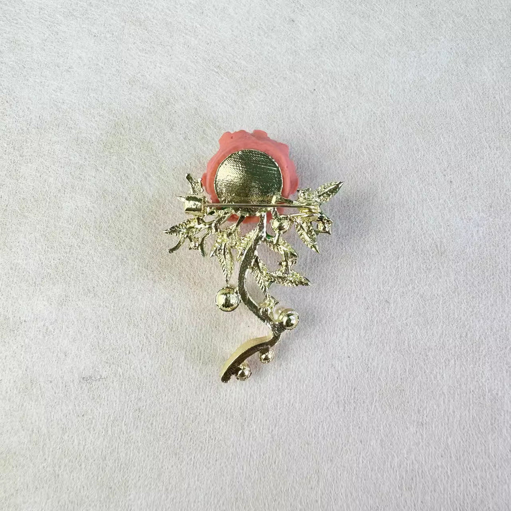 Rose Peony Brooch PA5536 - view 4