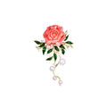 Rose Peony Brooch PA5536