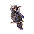 Owl Rhinestone Brooch PA5539 - view 2