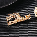Giraffe Rhinestone Brooch PA5551 - view 3