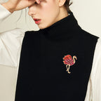 Flamingo Rhinestone Brooch PA5560 - view 5