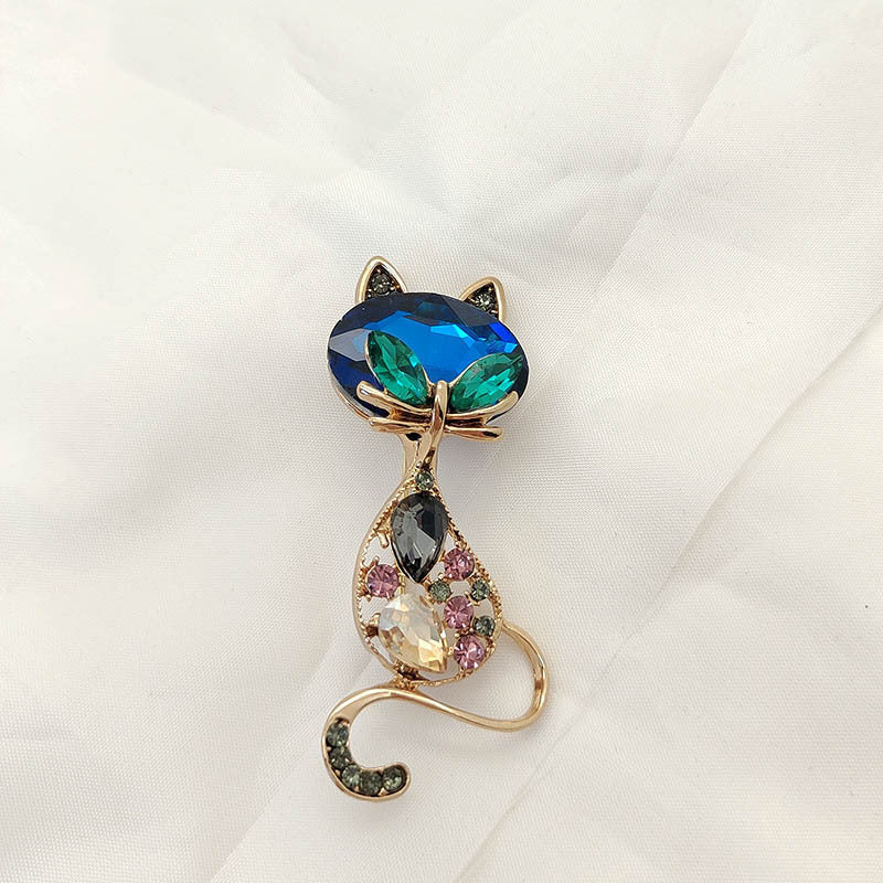 Cat-Shaped Brooch PA5622 - view 5