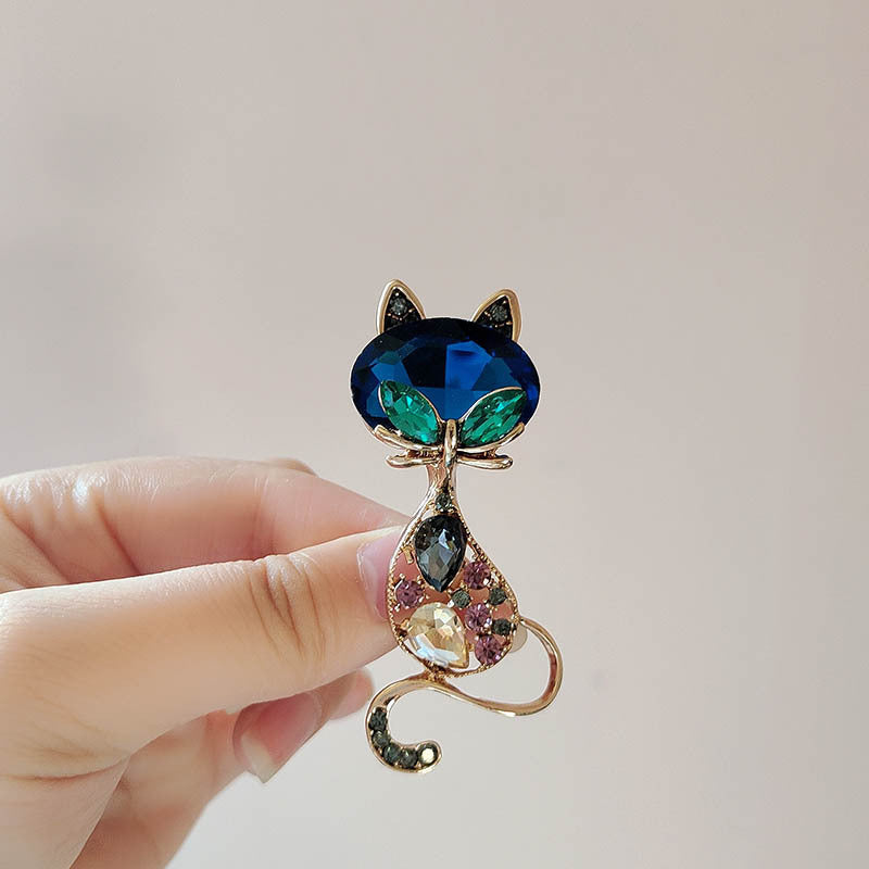 Cat-Shaped Brooch PA5622 - view 3