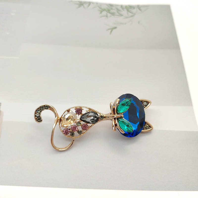 Cat-Shaped Brooch PA5622 - view 4