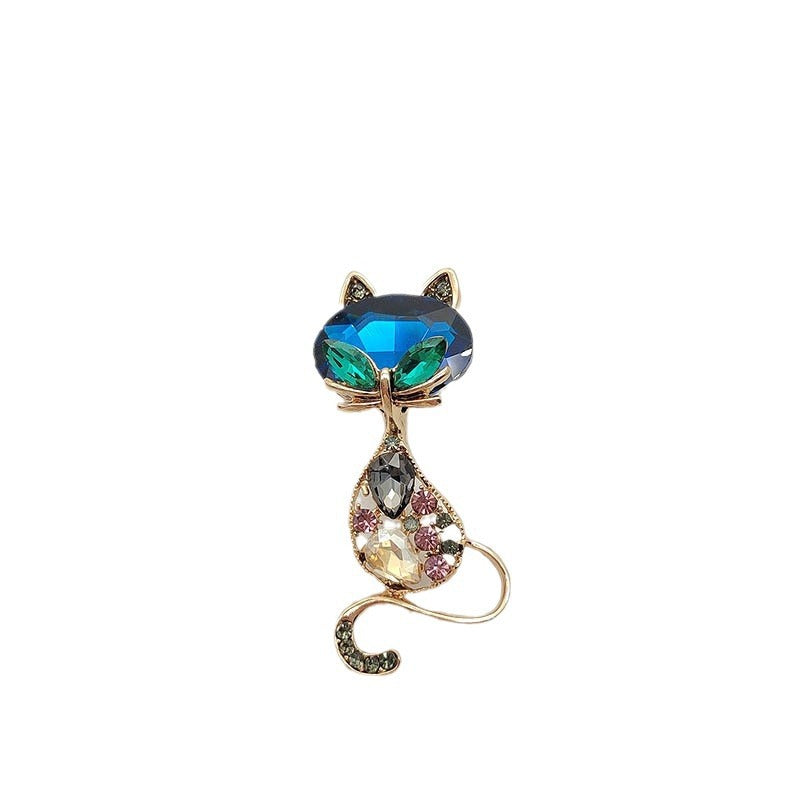 Cat-Shaped Brooch PA5622