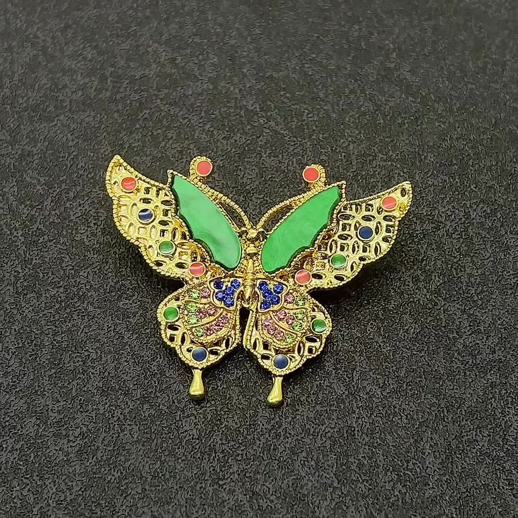 Multicolor Butterfly Brooch PA5623