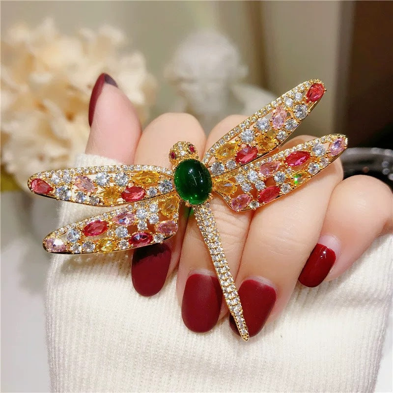 Dragonfly Rhinestone Brooch PA5637