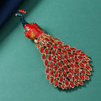 Peacock Rhinestone-Embellished Alloy Brooch PA5658 - view 3