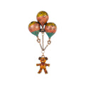 Balloon Bear Rhinestone-Embellished Alloy Brooch PA5720