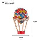 Hot Air Balloon Rhinestone  Alloy Brooch PA5722