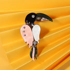 Toucan Acrylic Rhinestone Brooch PA5734