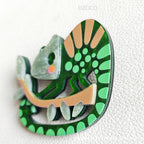 Chameleon Acrylic Brooch PA5742