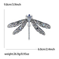 Dragonfly Alloy Rhinestone Brooch PA5749 - view 4