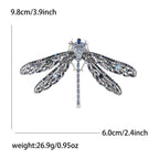 Dragonfly Alloy Rhinestone Brooch PA5749 - view 4