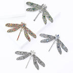 Dragonfly Alloy Rhinestone Brooch PA5749 - view 6
