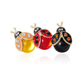 Beetle Alloy Rhinestone Brooch PA5753