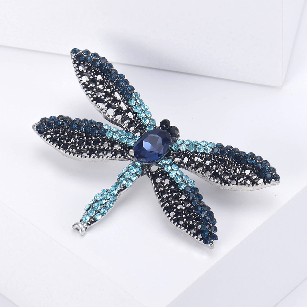 Dragonfly Alloy Rhinestone Brooch PA5761