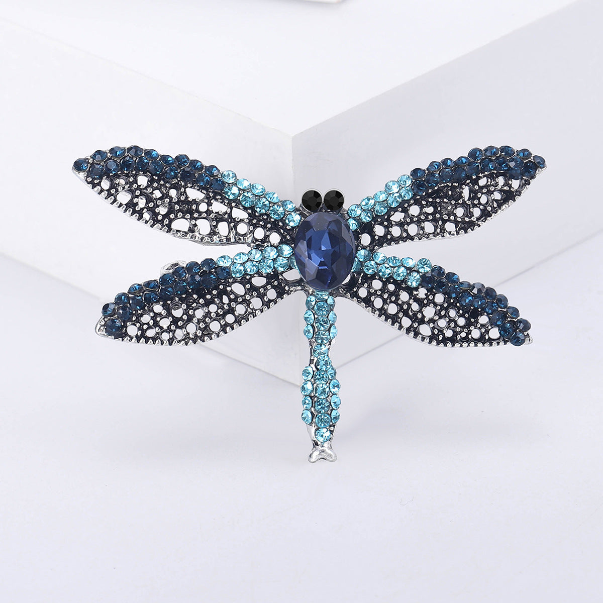 Dragonfly Alloy Rhinestone Brooch PA5761